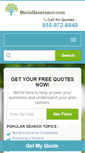 Mobile Screenshot of burialinsurance.com
